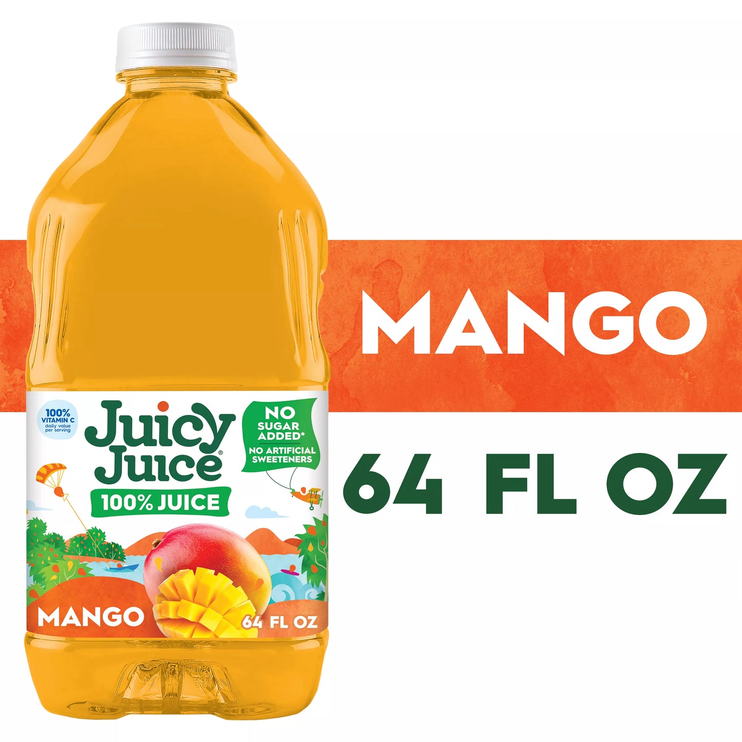 Juicy Juice 100% Mango Juice, 64 fl. oz. Bottle