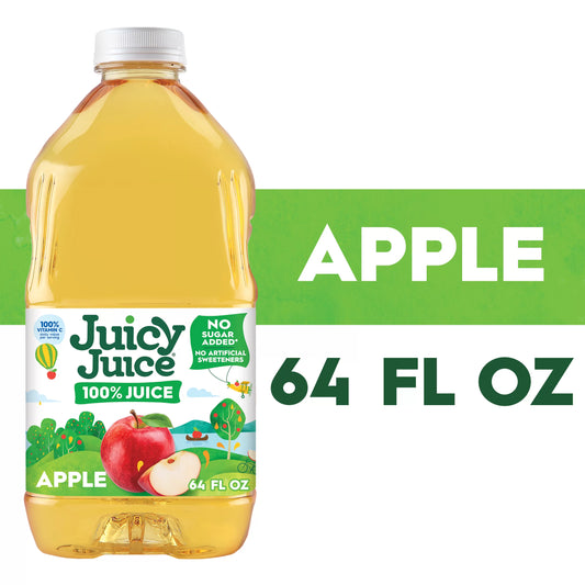 Juicy Juice 100% Apple Juice, 64 fl. oz. Bottle