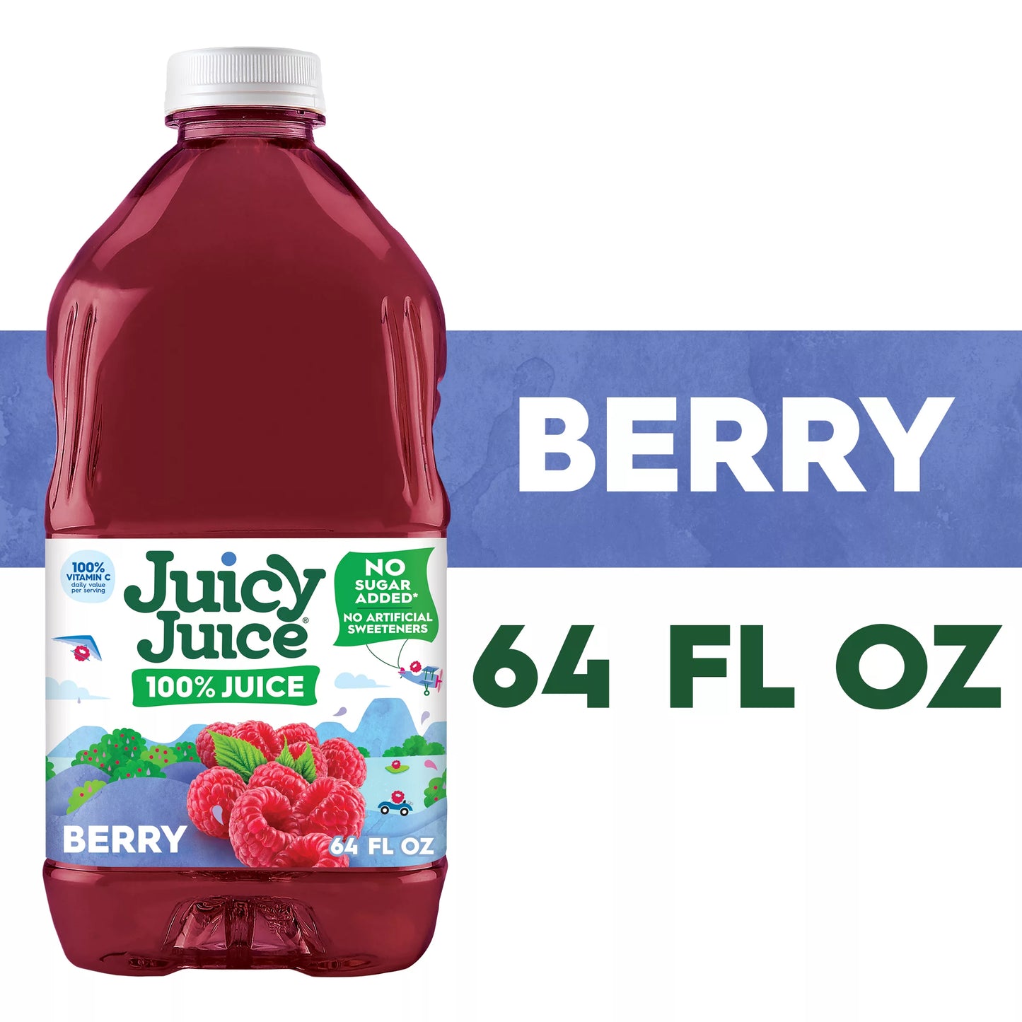 Juicy Juice 100% Berry Juice, 64 fl. oz. Bottle