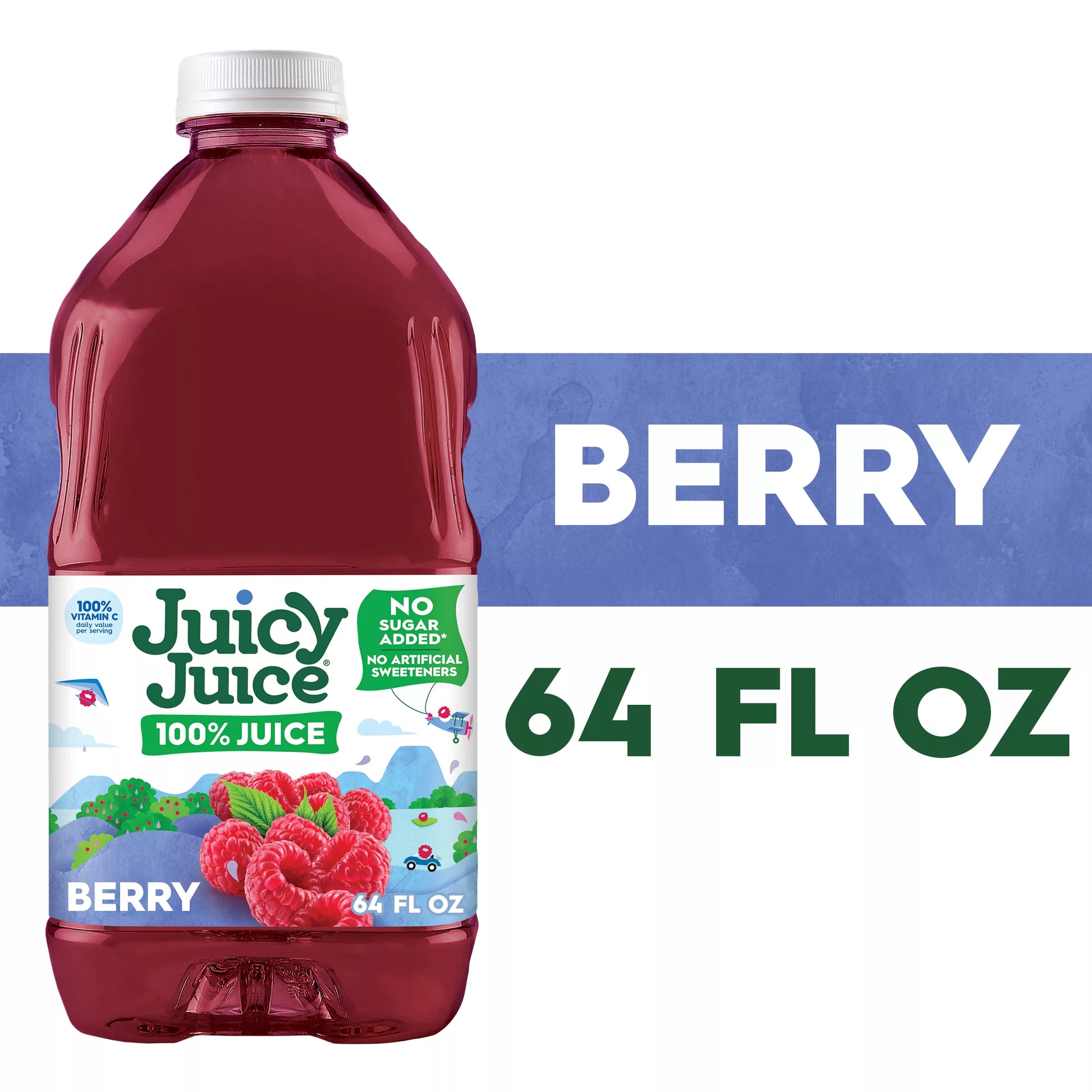 Juicy Juice 100% Berry Juice, 64 fl. oz. Bottle