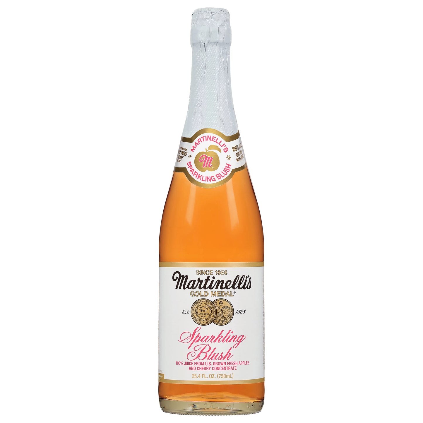 Martinelli's Gold Medal Sparkling Blush Juice, 25.4 fl. oz.