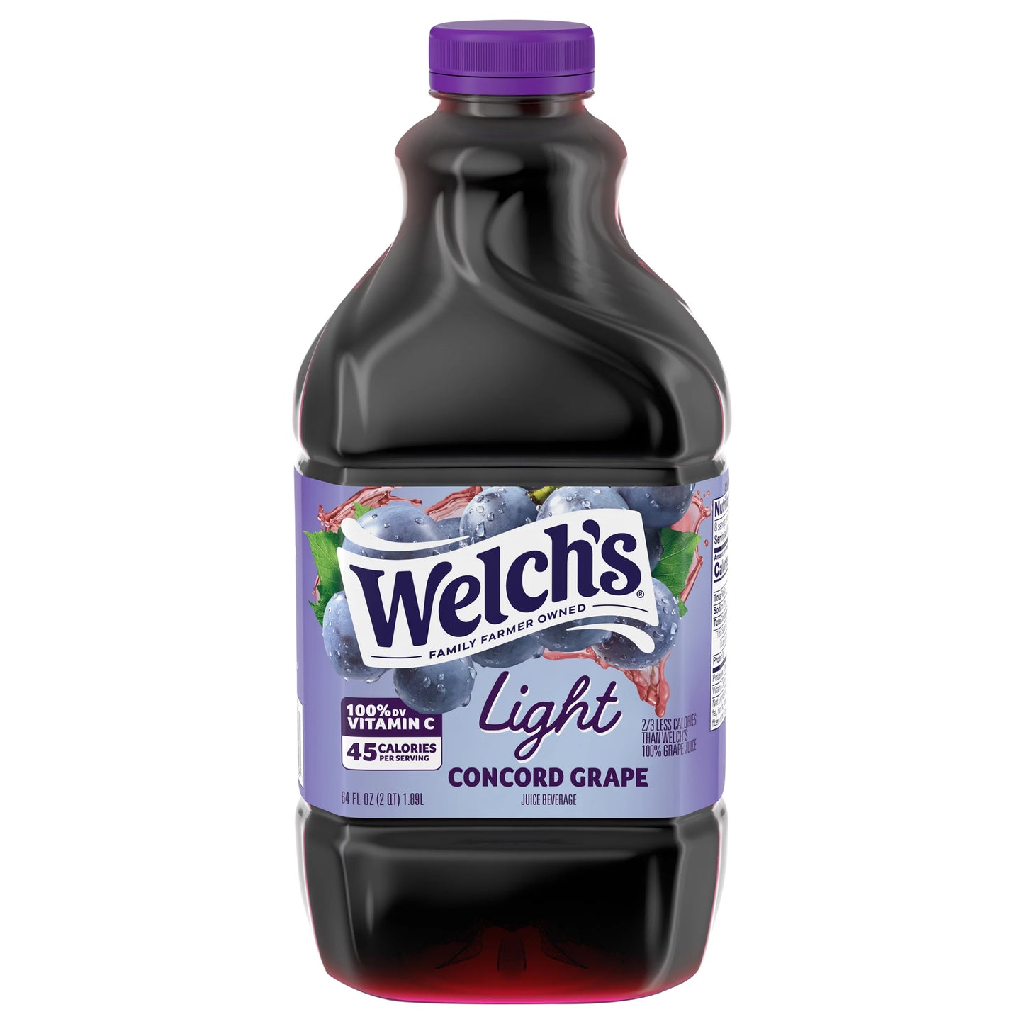 Welch's Juice Beverage, Light, Concord Grape, 64 fl. oz.