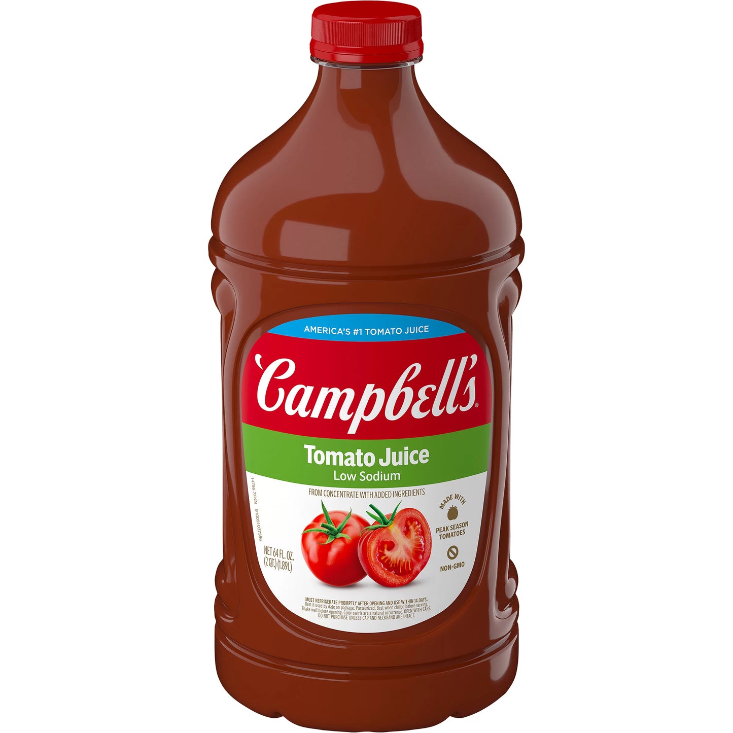 Campbell's Low Sodium 100% Tomato Juice, 64 fl. oz.