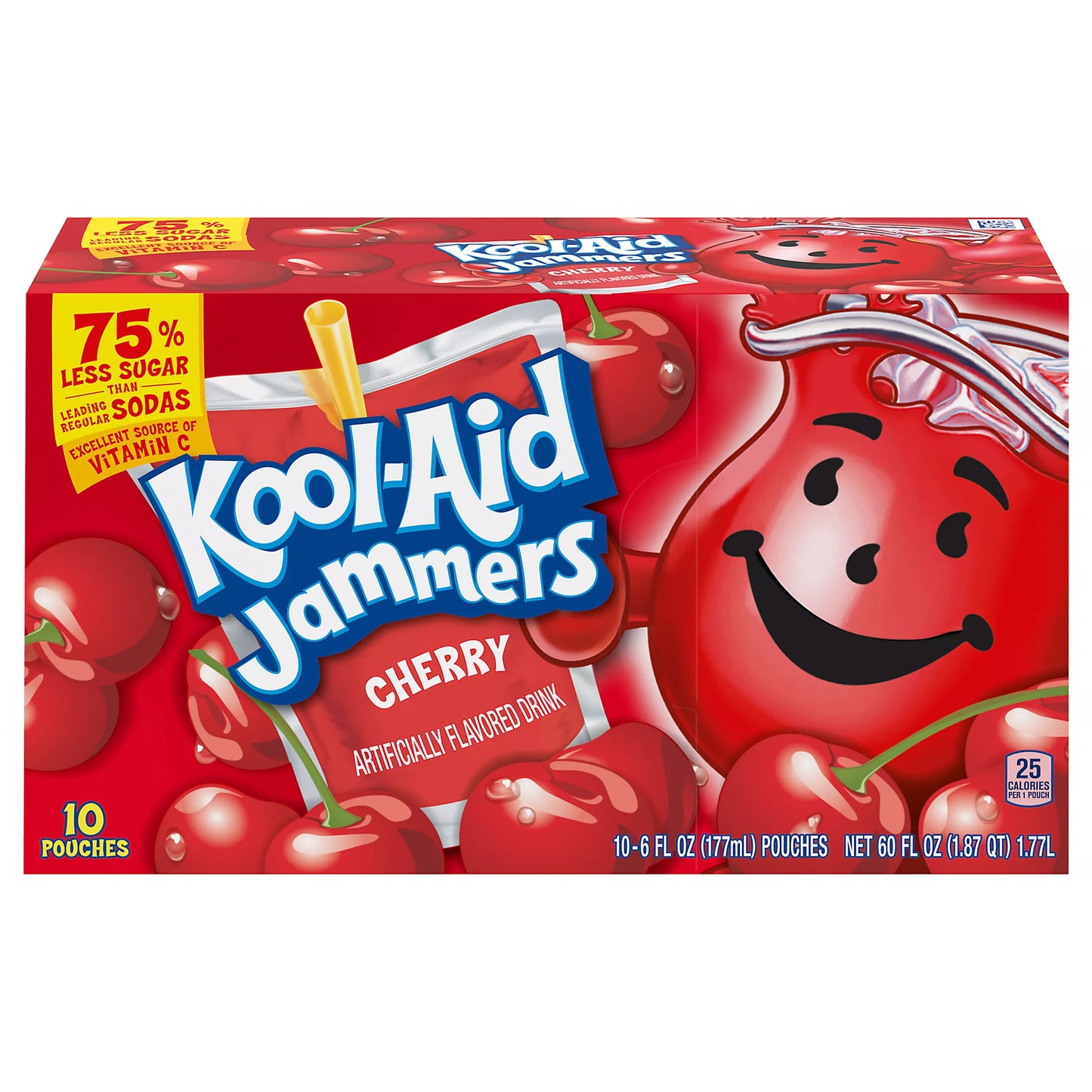Kool-Aid Jammers Cherry Drink, 60 fl. oz. Kool-Aid Jammers package