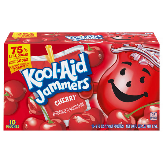 Kool-Aid Jammers Cherry Drink, 60 fl. oz. Kool-Aid Jammers package