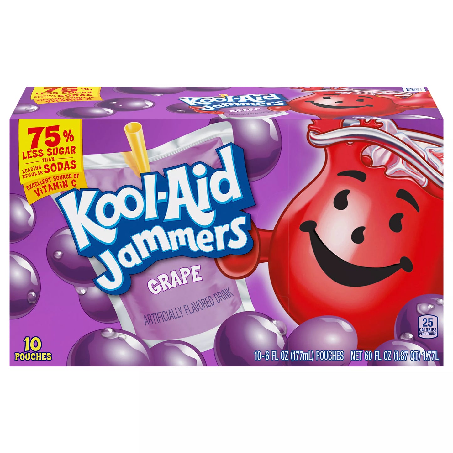 Kool-Aid Jammers Grape Drink, 60 fl. oz. Kool-Aid Jammers package