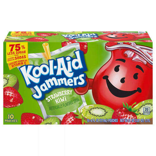 Kool-Aid Jammers Strawberry Kiwi Drink, 60 fl. oz. Kool-Aid Jammers package