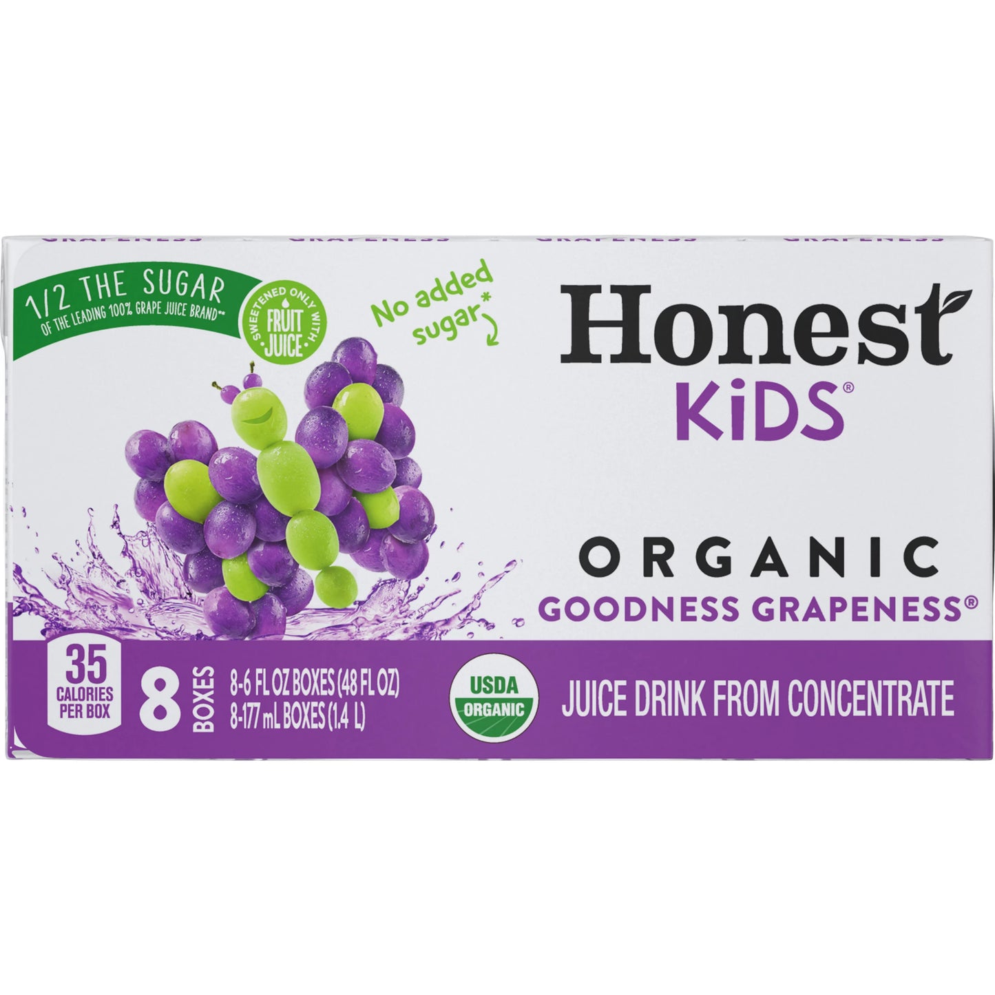 Honest Goodness Grapeness Cartons, 48 fl. oz. package