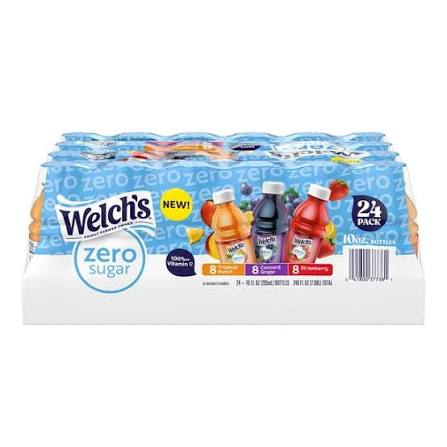 Welch's Zero Variety Pack, 10 fl. oz., 24 pk.
