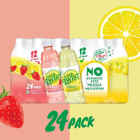 Nature's Twist Sugar Free Lemonade Variety Pack, 16.9 fl. oz., 24 pk.
