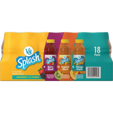 V8 Splash Variety Pack, 12 fl. oz., 18 pk.