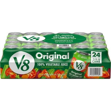 V8 Original 100% Vegetable Juice, 11.5 fl. oz., 24 pk.