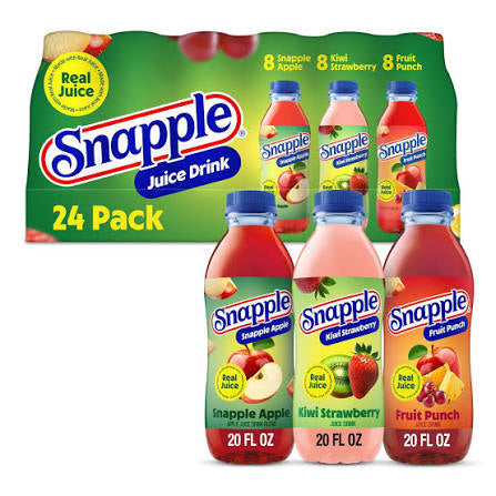 Snapple Juice Drink Variety Pack, 16 fl. oz., 24 pk.