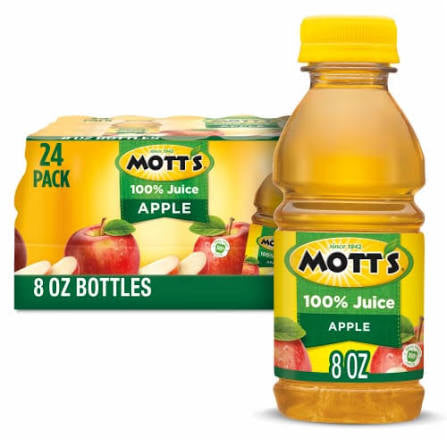 Mott's 100% Original Apple Juice, 8 fl. oz., 24 pk.