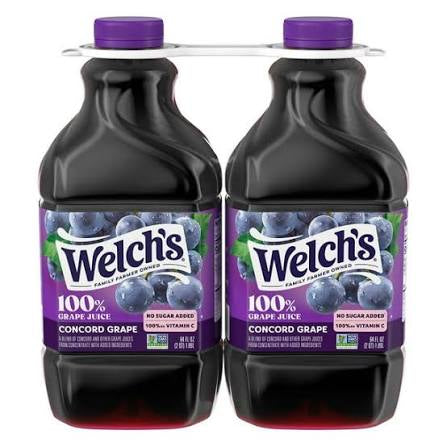 Welch's 100% Grape Juice, 64 fl. oz., 2 pk.