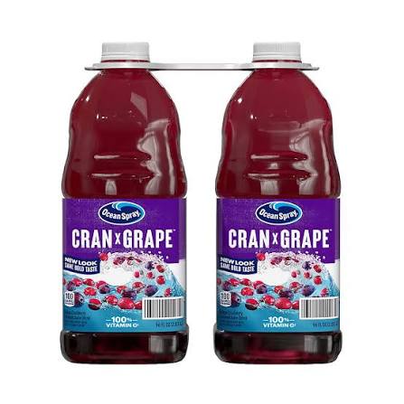 Ocean Spray Cran-Grape Cranberry Grape Juice Drink, 2 pk./96 fl. oz.