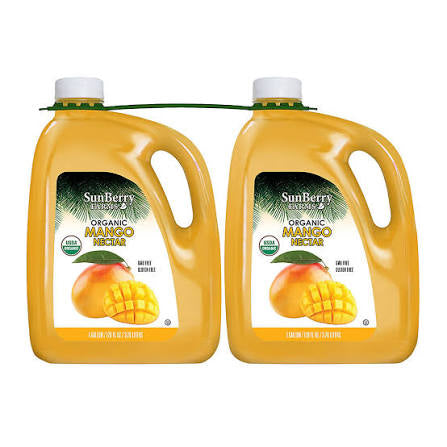 Sunberry Farms Organic Mango Nectar, 2 pk./1 gal.