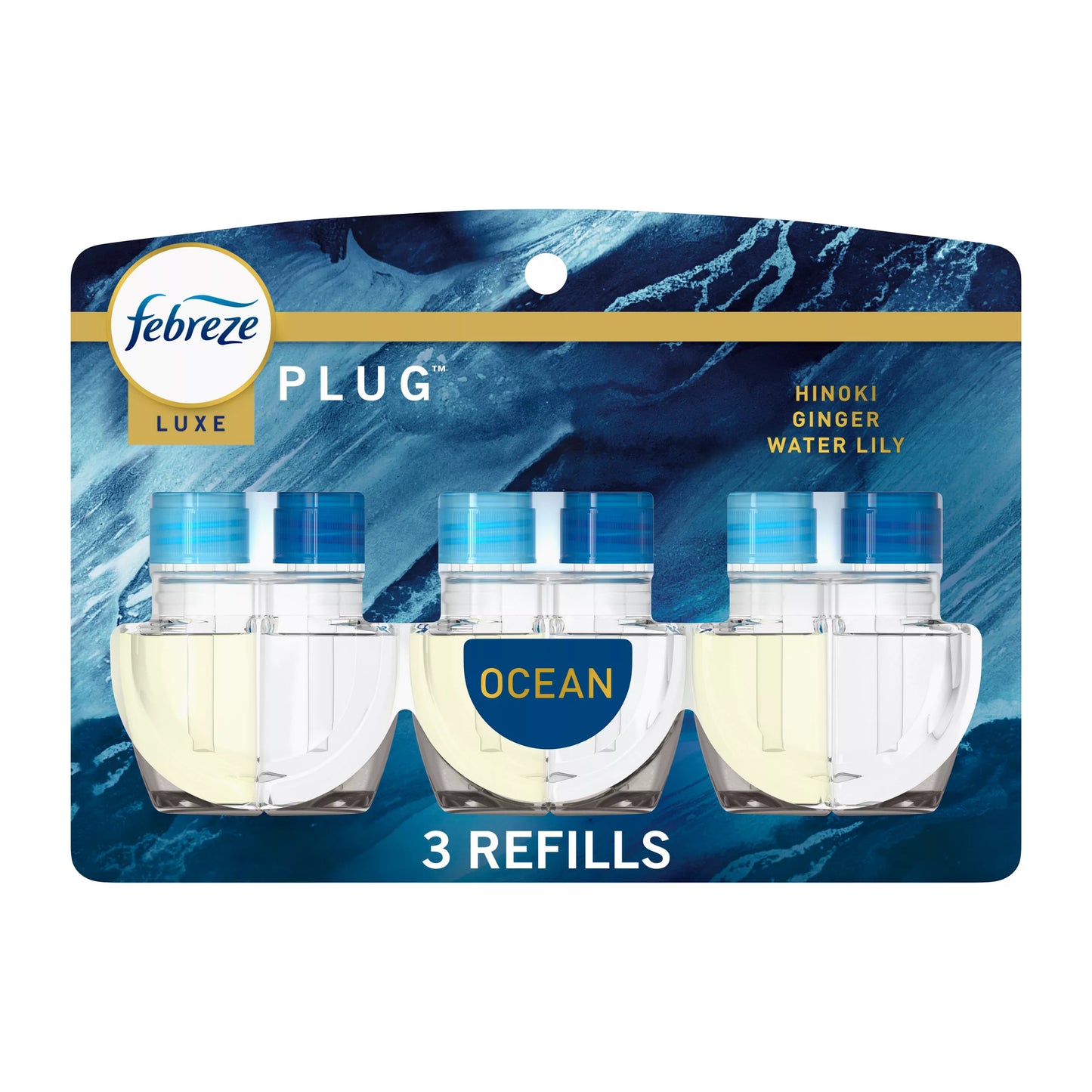 Febreze Plug In Air Freshener Scented Oil Refill Ocean 2.63 fl. oz.