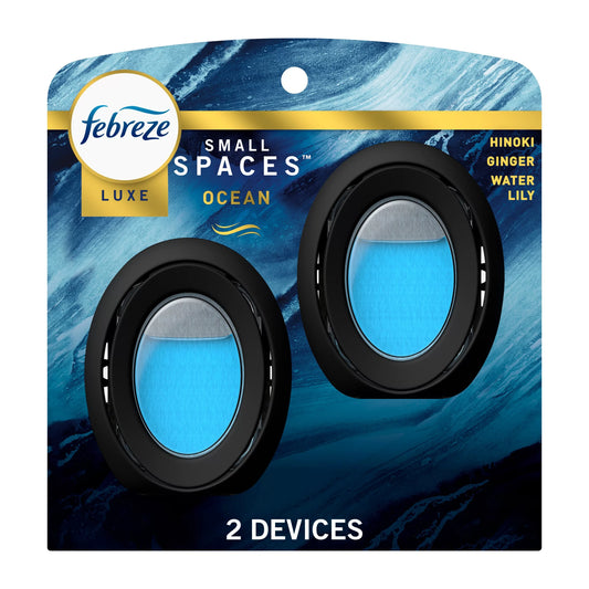 Febreze Small Spaces Air Freshener, Odor-Fighting, Ocean Scent 0.5 fl. oz.