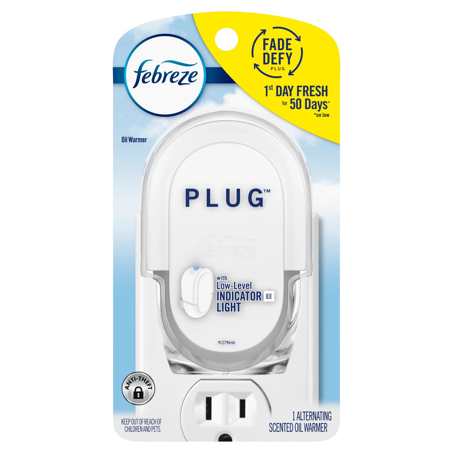 Febreze Plug In Air Freshener Odor-Fighting Scented Oil Warmer 1 each