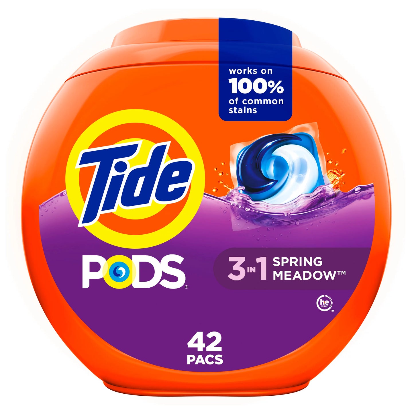 Tide PODs Laundry Detergent, Spring Meadow Scent 42 ct.