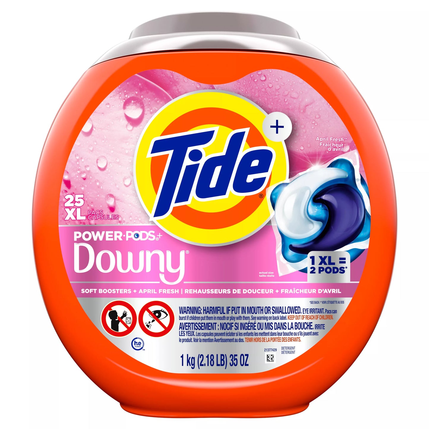 Tide Laundry Detergent Pods with Downy Soft Boosters 25 ct.