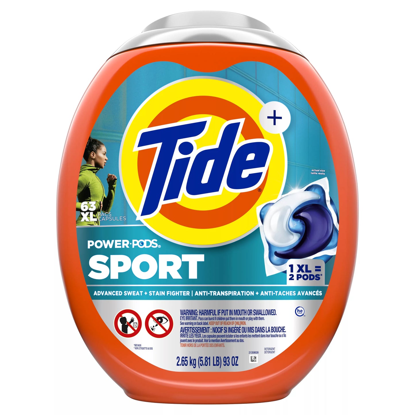 Tide Laundry Detergent Pacs 63 ct.