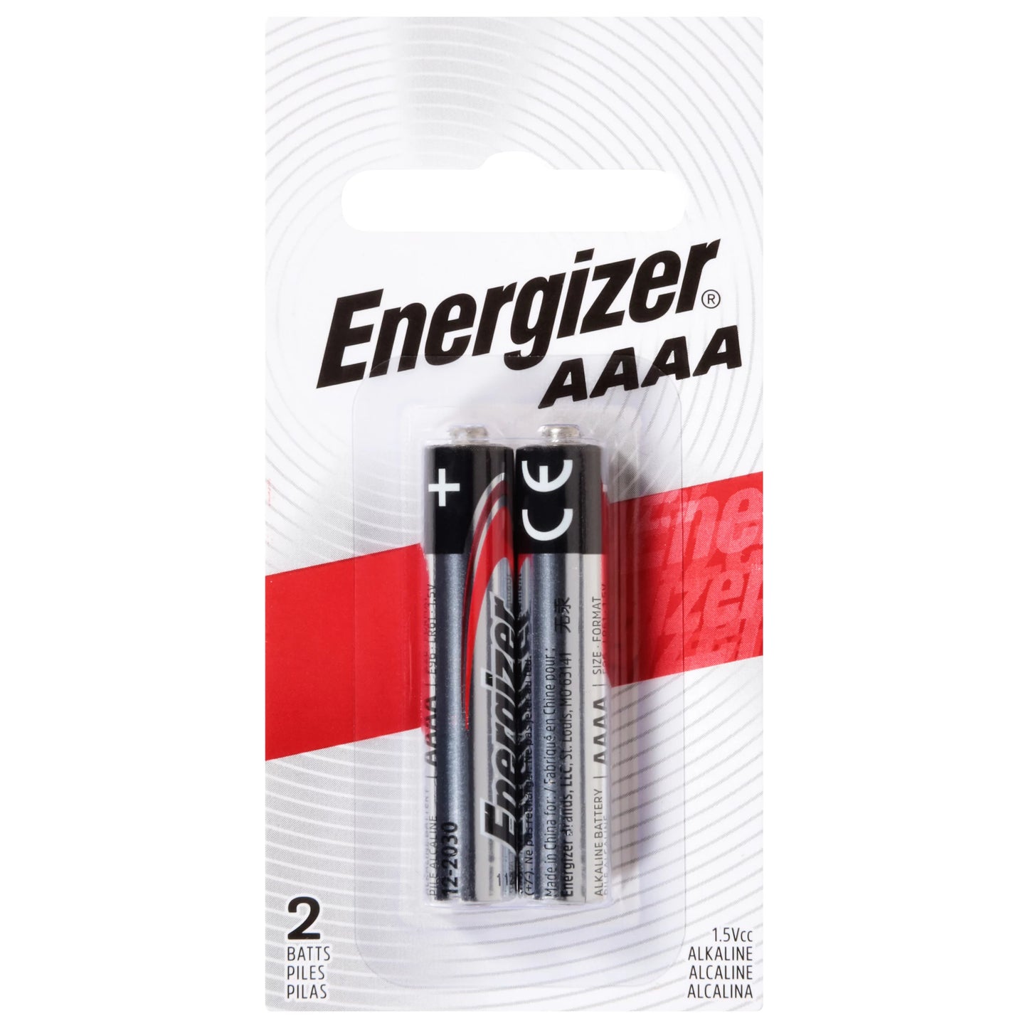 Energizer AAAA 1.5Vcc Alkaline Batts 2 each