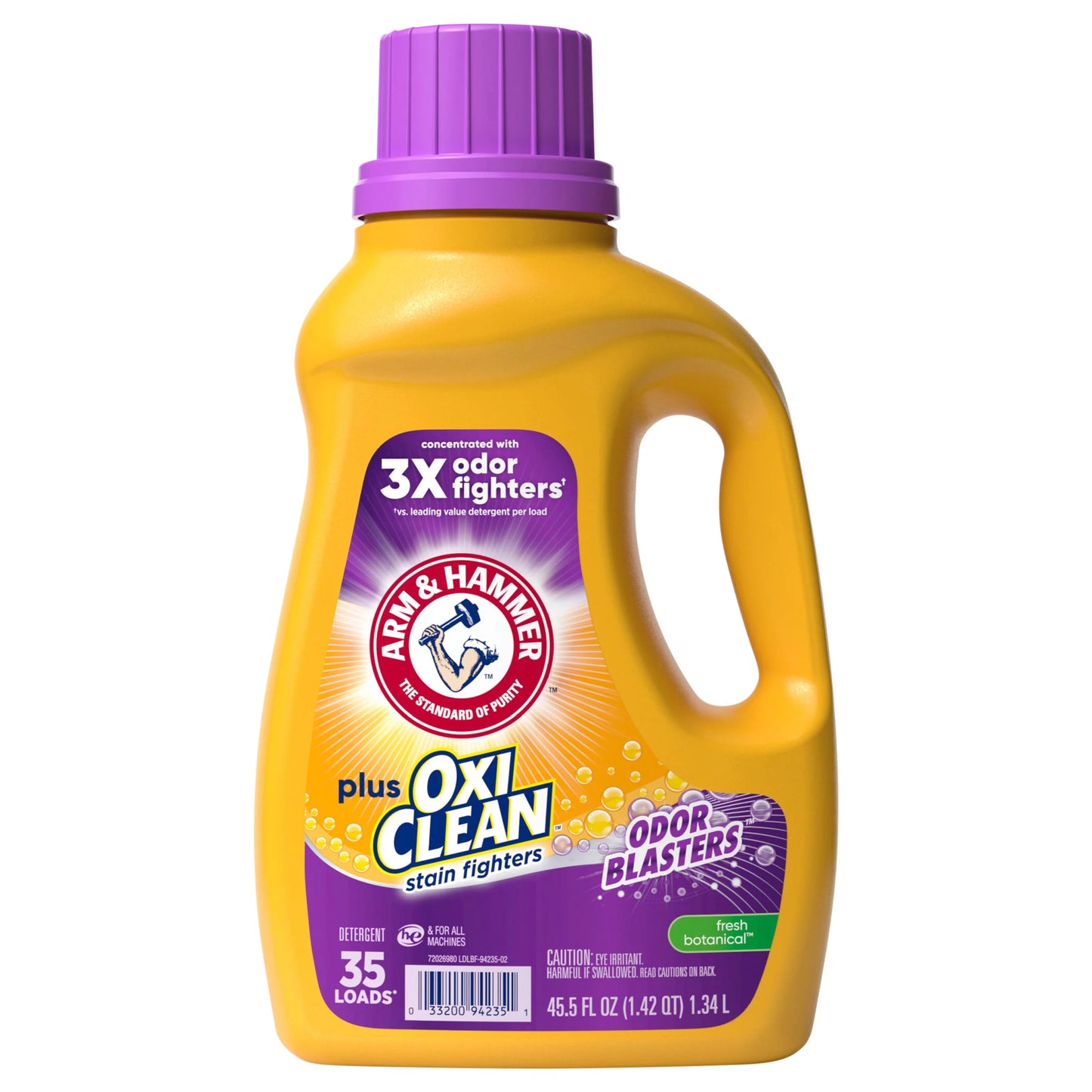 Arm & Hammer OxiClean Detergent, Odor Blasters, Fresh Botanical 45.5 fl. oz.