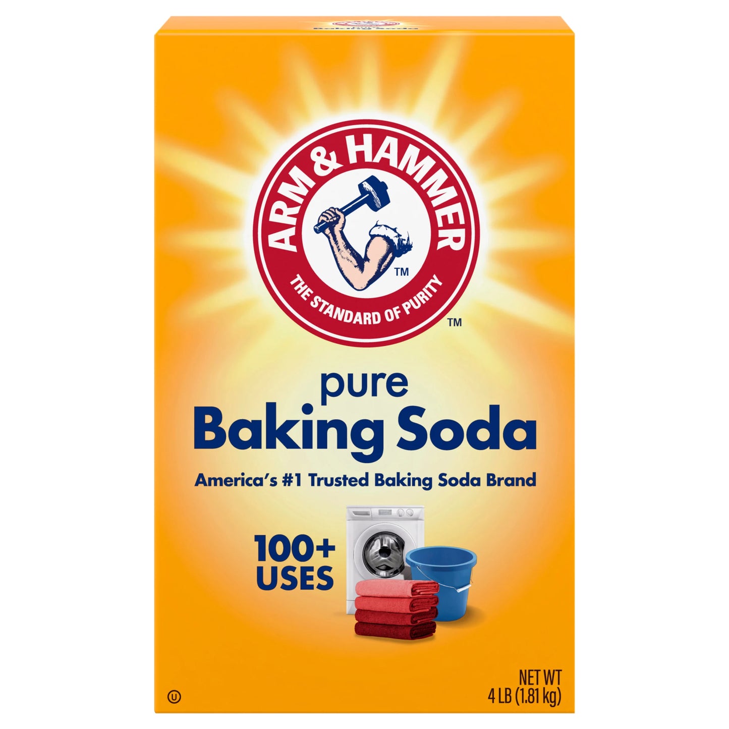 Arm & Hammer White Pure Baking Soda 4 lb.