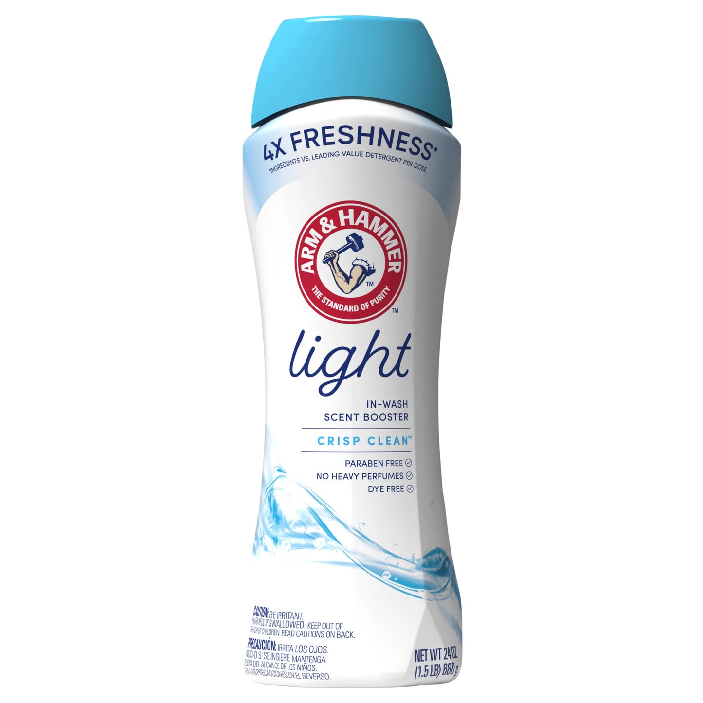 Arm & Hammer Light Scent Booster, In-Wash, Crisp Clean 24 ounce