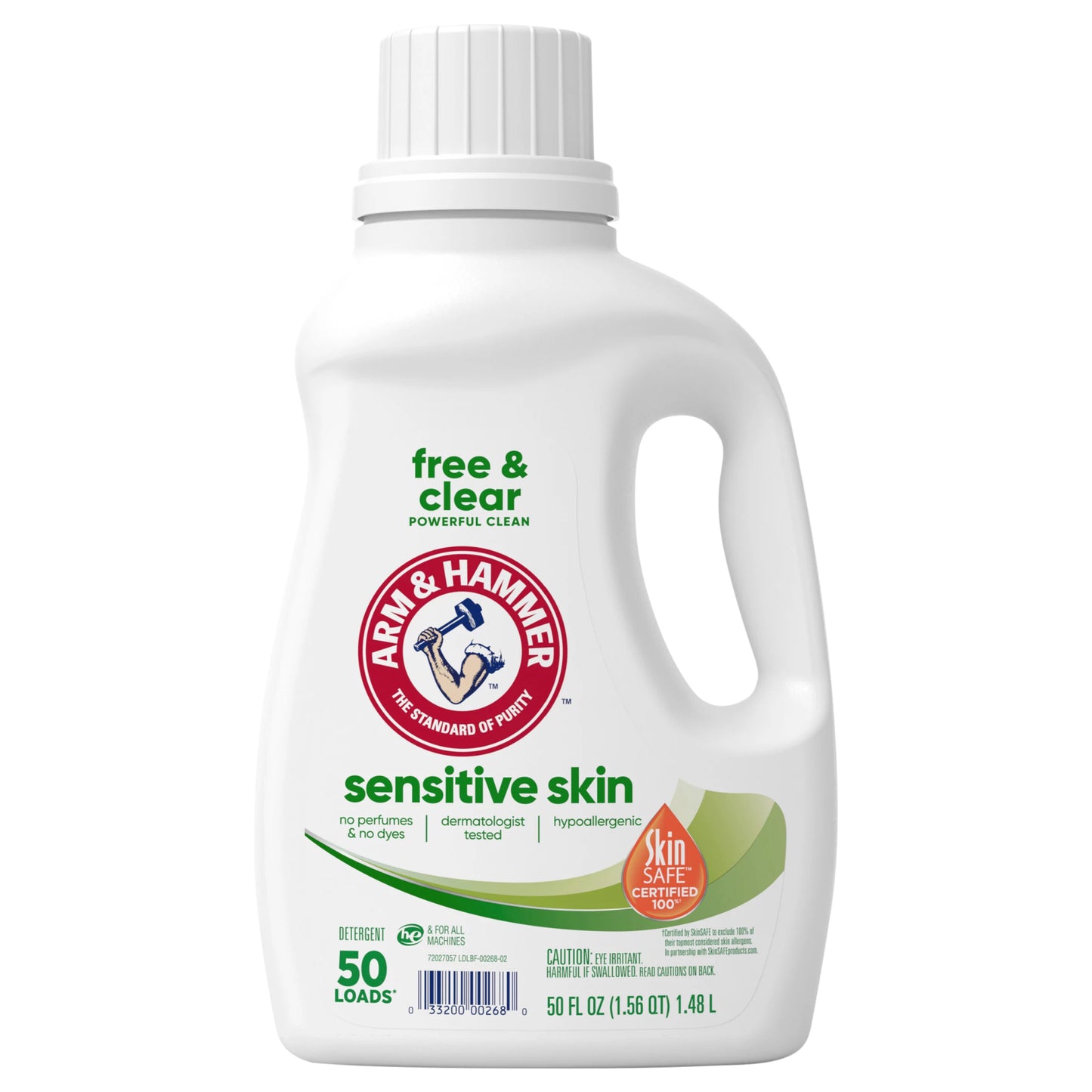 Arm & Hammer Detergent, Sensitive Skin, Free & Clear 50 fl. oz.