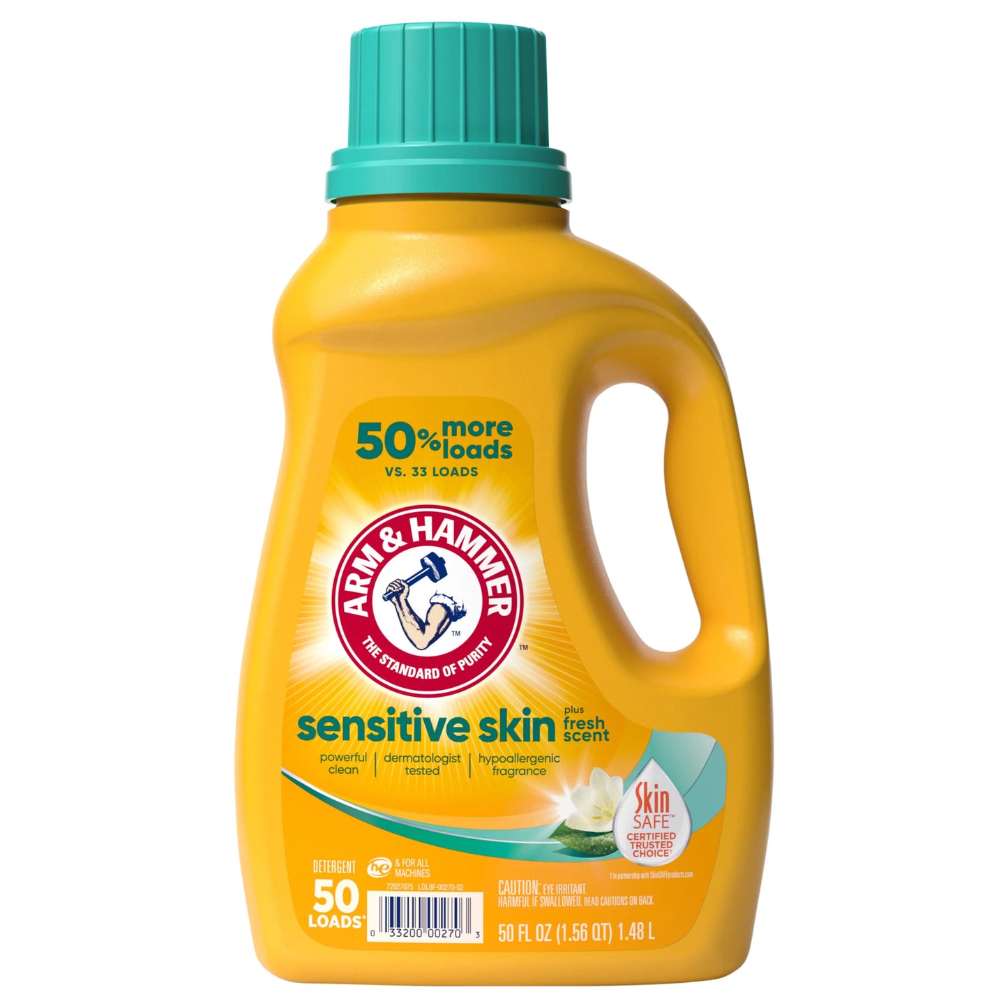 Arm & Hammer Detergent, Fresh Scent, Sensitive Skin 50 fl. oz.
