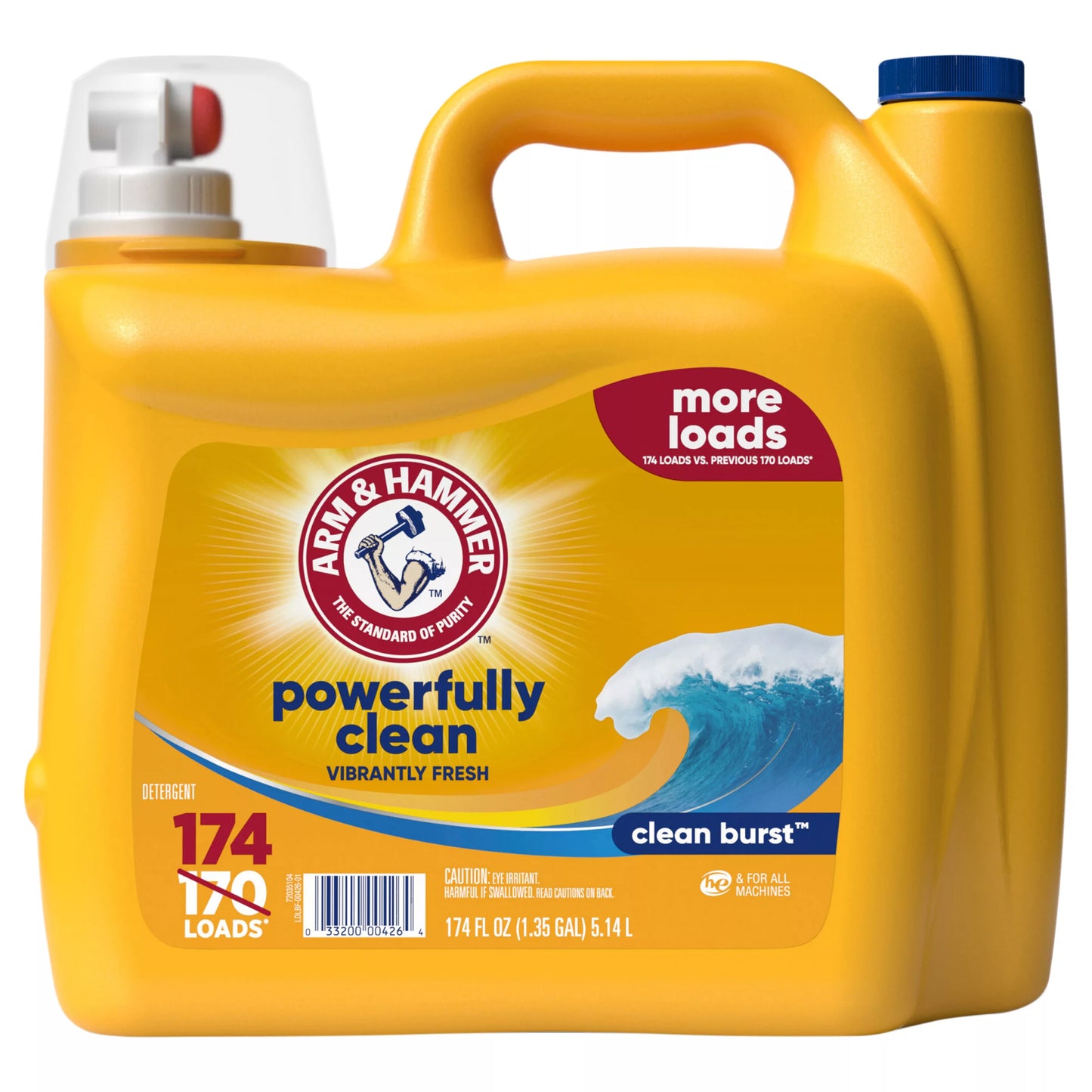 Arm & Hammer Clean Burst Detergent 174 fl. oz.