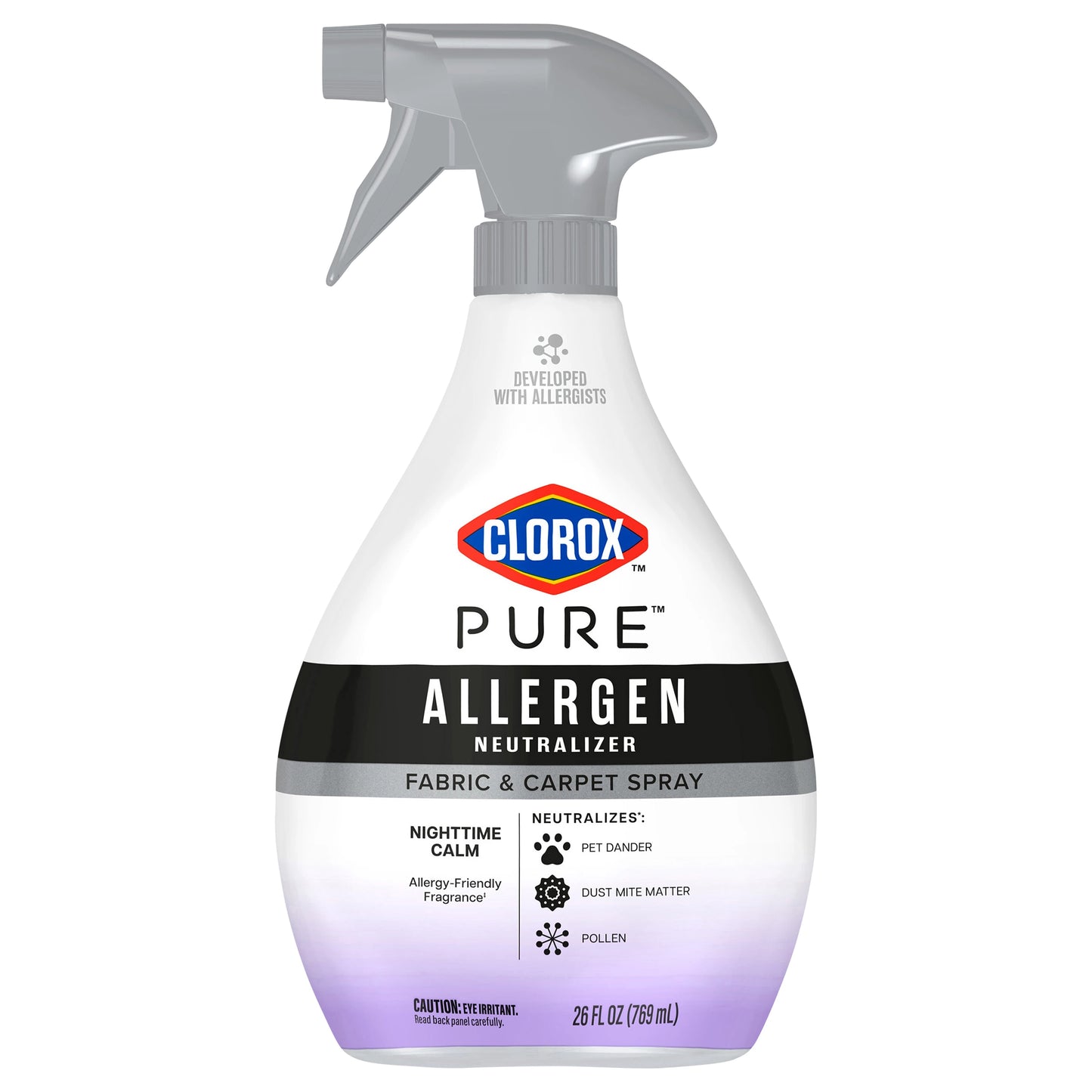 Clorox Pure Allergen Neutralizer Nighttime Calm Fabric & Carpet Spray 26 fl. oz.
