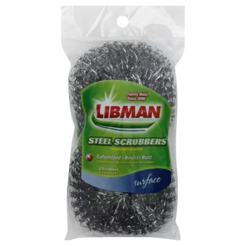 Libman Steel Scrubbers 2 each