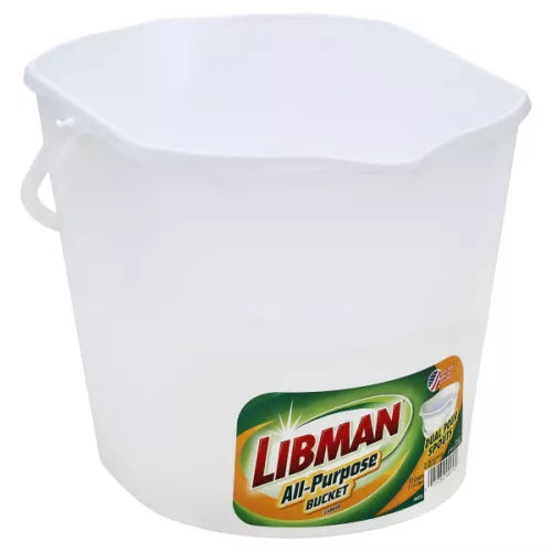 Libman Bucket, All-Purpose, 12 Quart 1 each