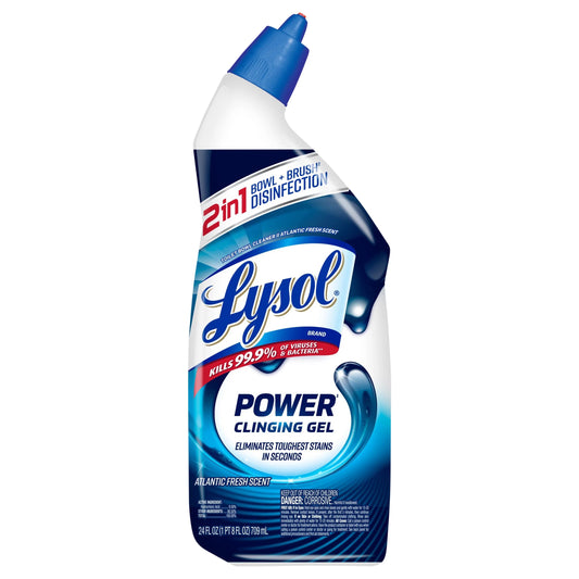 Lysol Power Atlantic Fresh Scent Clinging Gel 24 fl. oz.