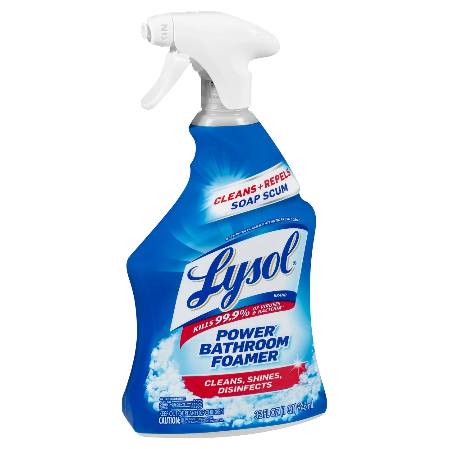 Lysol Power Bathroom Foamer, Atlantic Fresh Scent 32 fl. oz.