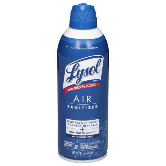 Lysol Air Sanitizer, White Linen Scent 10 ounce