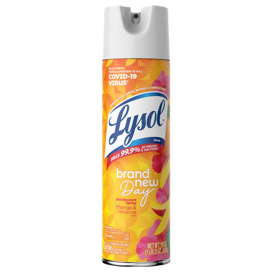 Lysol Mango & Hibiscus Disinfectant Spray 19 ounce