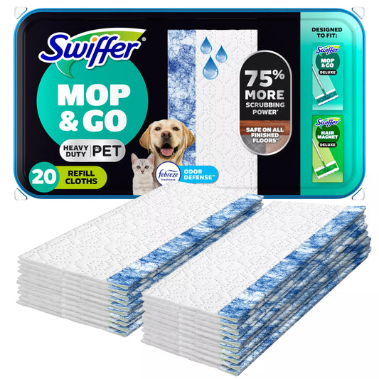 Swiffer Heavy Duty Pet Wet Cloths with Febreze Odor Defense 20 ct.