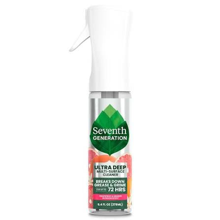 Seventh Generation Ultra Grapefruit & Orange Blossom Multi Surface Cleaner 9.4 fl. oz.
