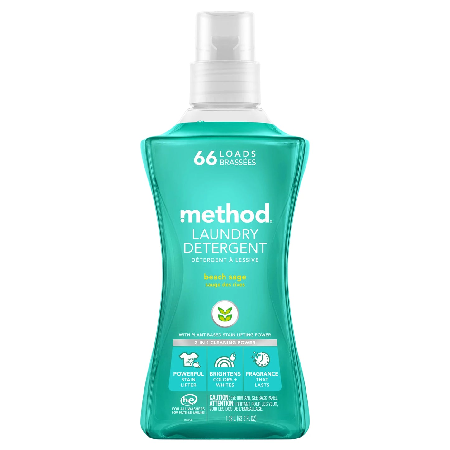 Method Laundry Detergent, Beach Sage 53.5 fl. oz.