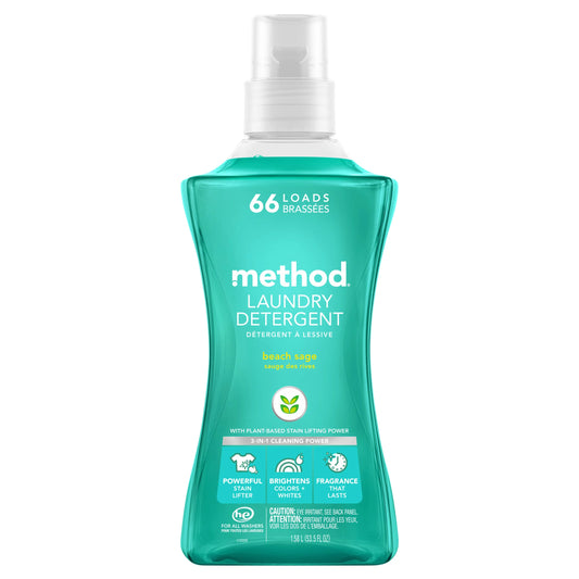 Method Laundry Detergent, Beach Sage 53.5 fl. oz.