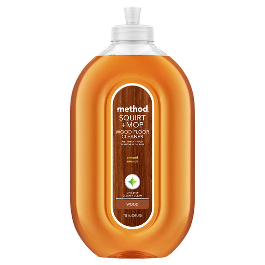 Method Wood Floor Cleaner, Almond, Squirt + Mop 25 fl. oz.