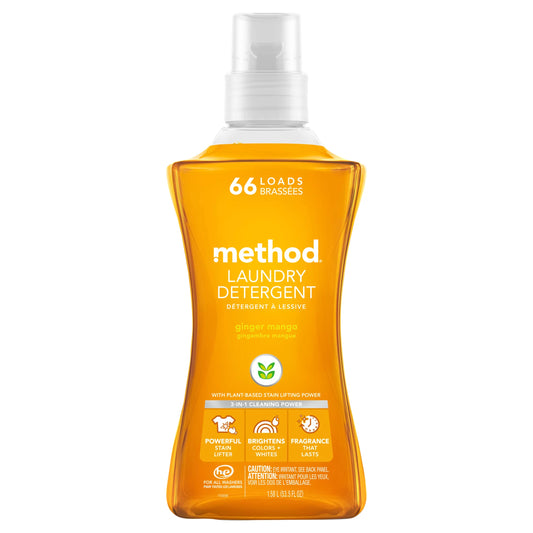 Method Laundry Detergent, Ginger Mango 53.5 fl. oz.