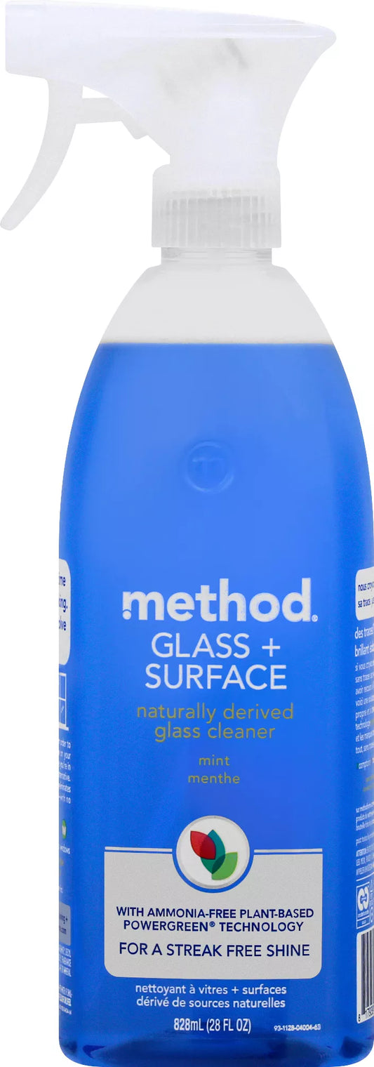 Method Glass Cleaner, Glass + Surface, Mint 28 fl. oz.