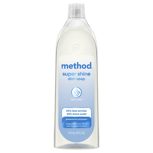 Method Free + Clear Super Shine Dish Soap 16 fl. oz.