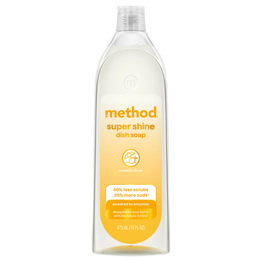 Method Super Shine Coastal Citron Dish Soap 16 fl. oz.